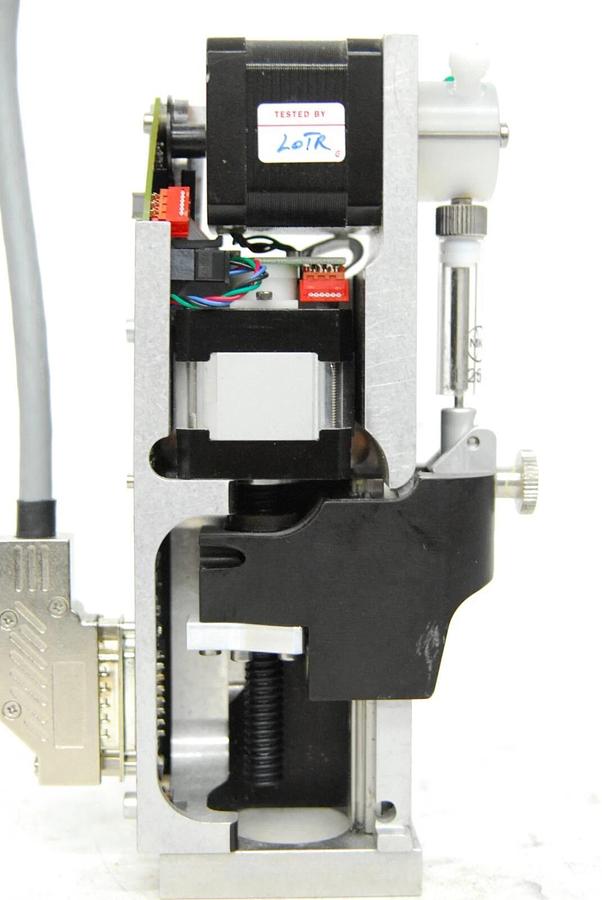 Used Tecan 30081035 Syringe Pump CXP T-CH Vision Max W/ 30055843 CXP Driver Board