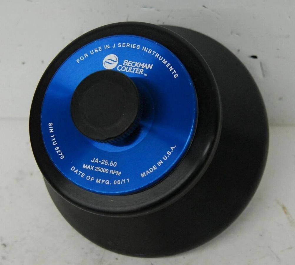 Used Beckman Coulter JA-25.50 Fixed-Angle Rotor 8x50mL 25,000 rpm (J Series)