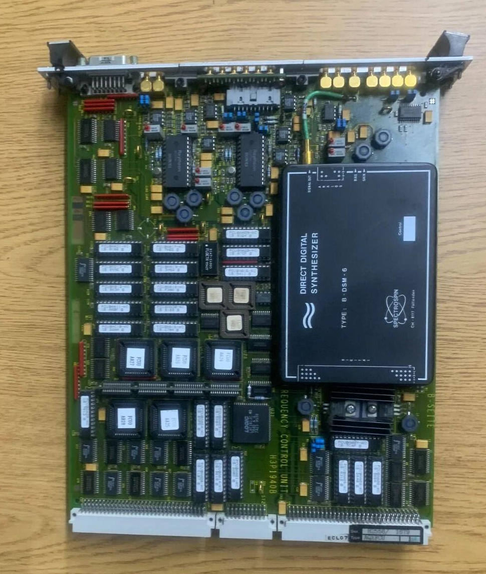 Used Bruker H3P1940B Frequency Control Unit ~ 2 Cards, I/O set 2 (AVANCE)