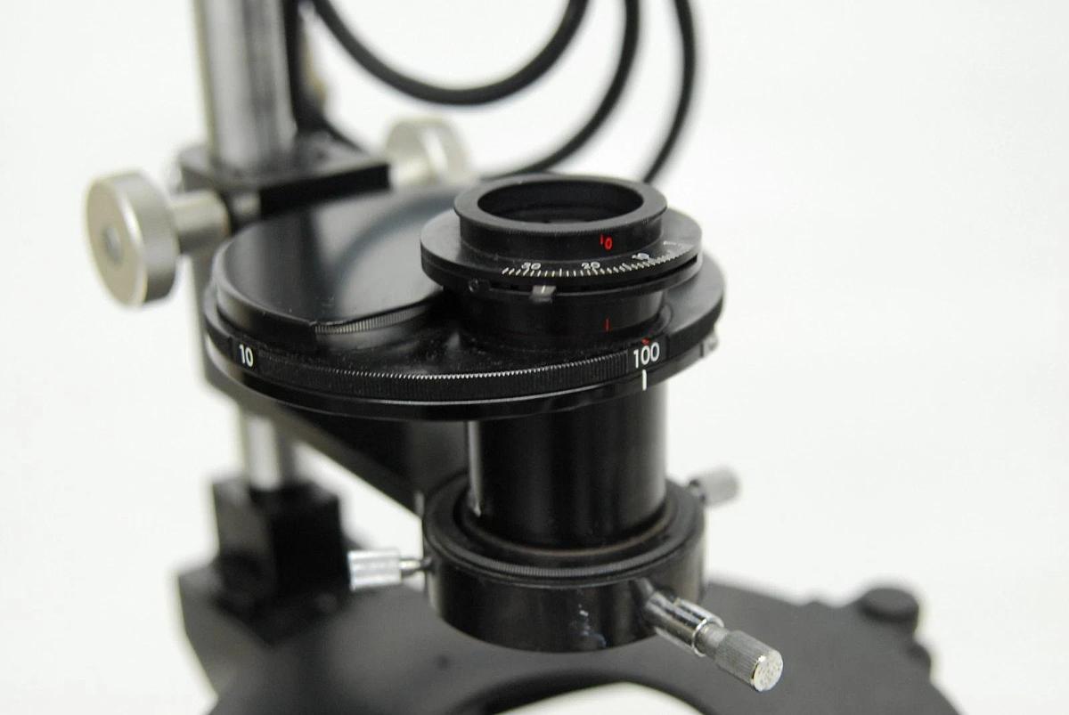 Used Nikon MS Inverted Phase Contrast Microscope 4/10/40 Objectives - Vintage Working