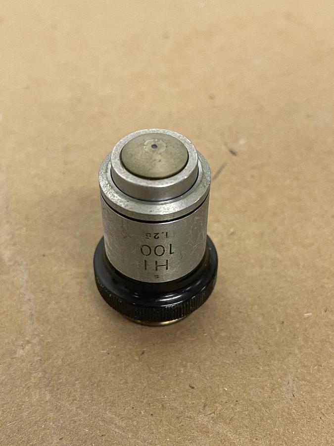 Used Nikon Microscope Objective HI 100, 1.25, 55890