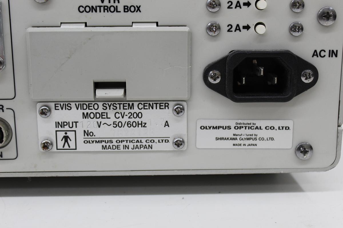 Used Olympus EVIS CV-200 Endoscopy Video System Center Processor