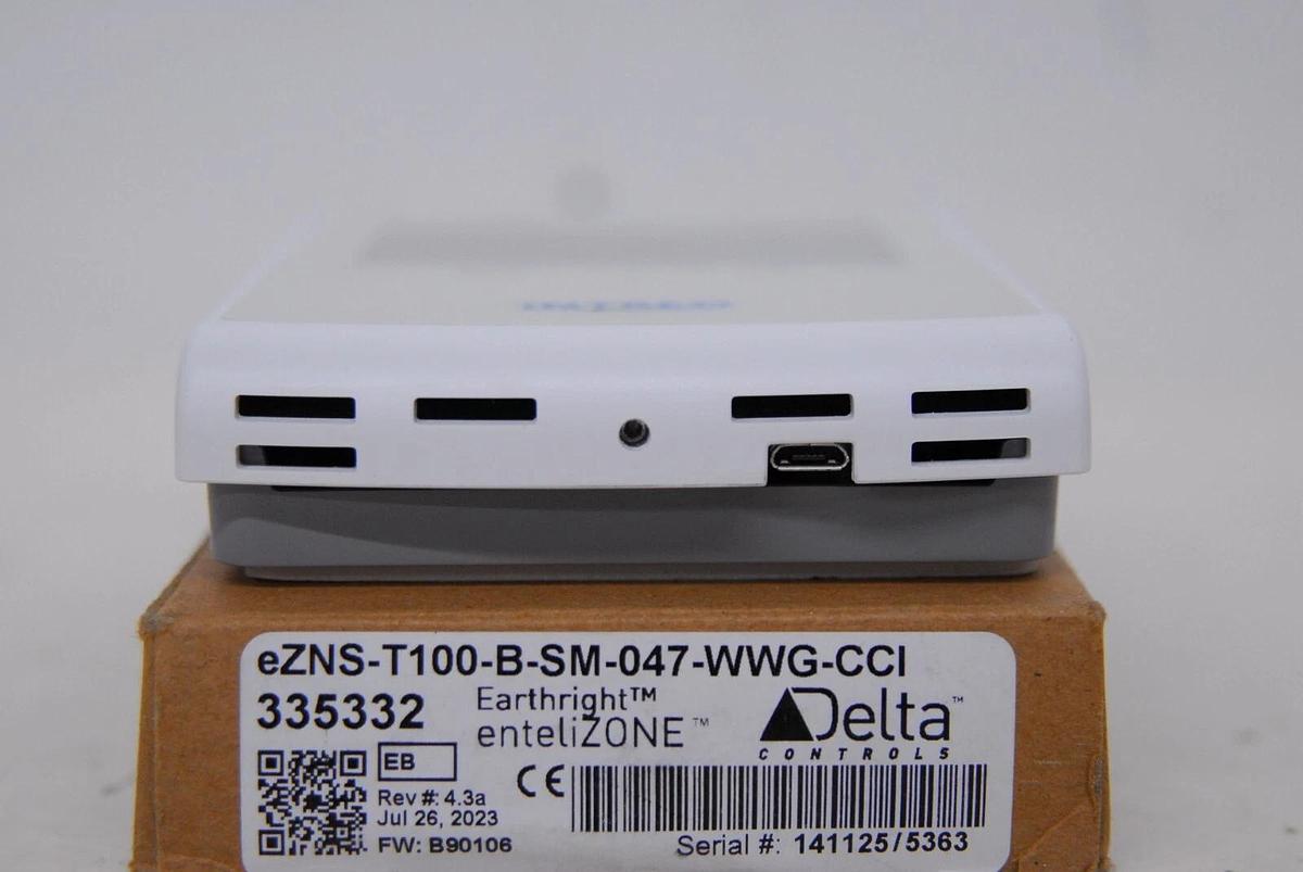 Used Delta iNTREO eZNS-T100-B-SM-047-WWG-CCI enteliZone Network Sensor
