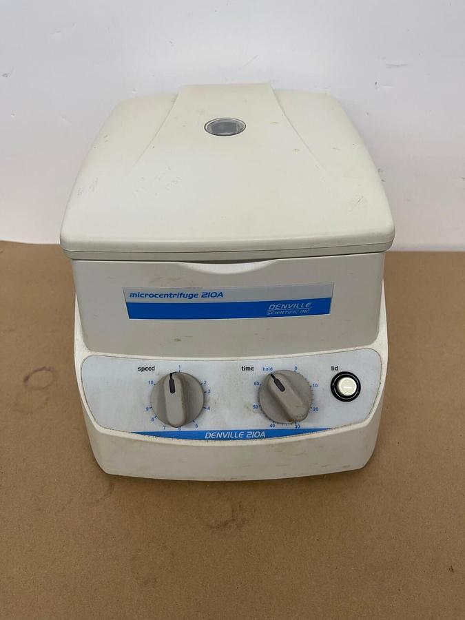 Used Denville 210A Microcentrifuge with Rotor - For Parts