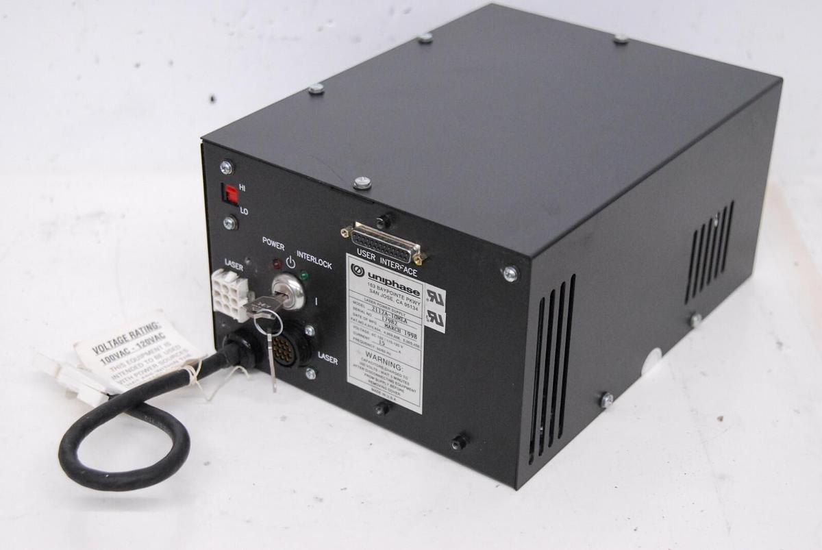 Used Uniphase 2112A-10MLA Laser Power Supply 115V 15A