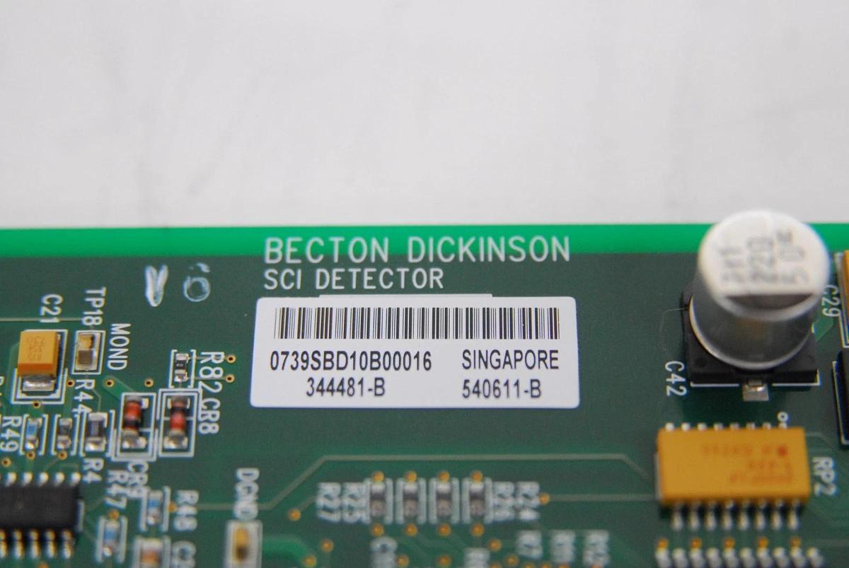Used Becton Dickinson 344481-B 540611-B SCI Detector Board - BD FACSAria