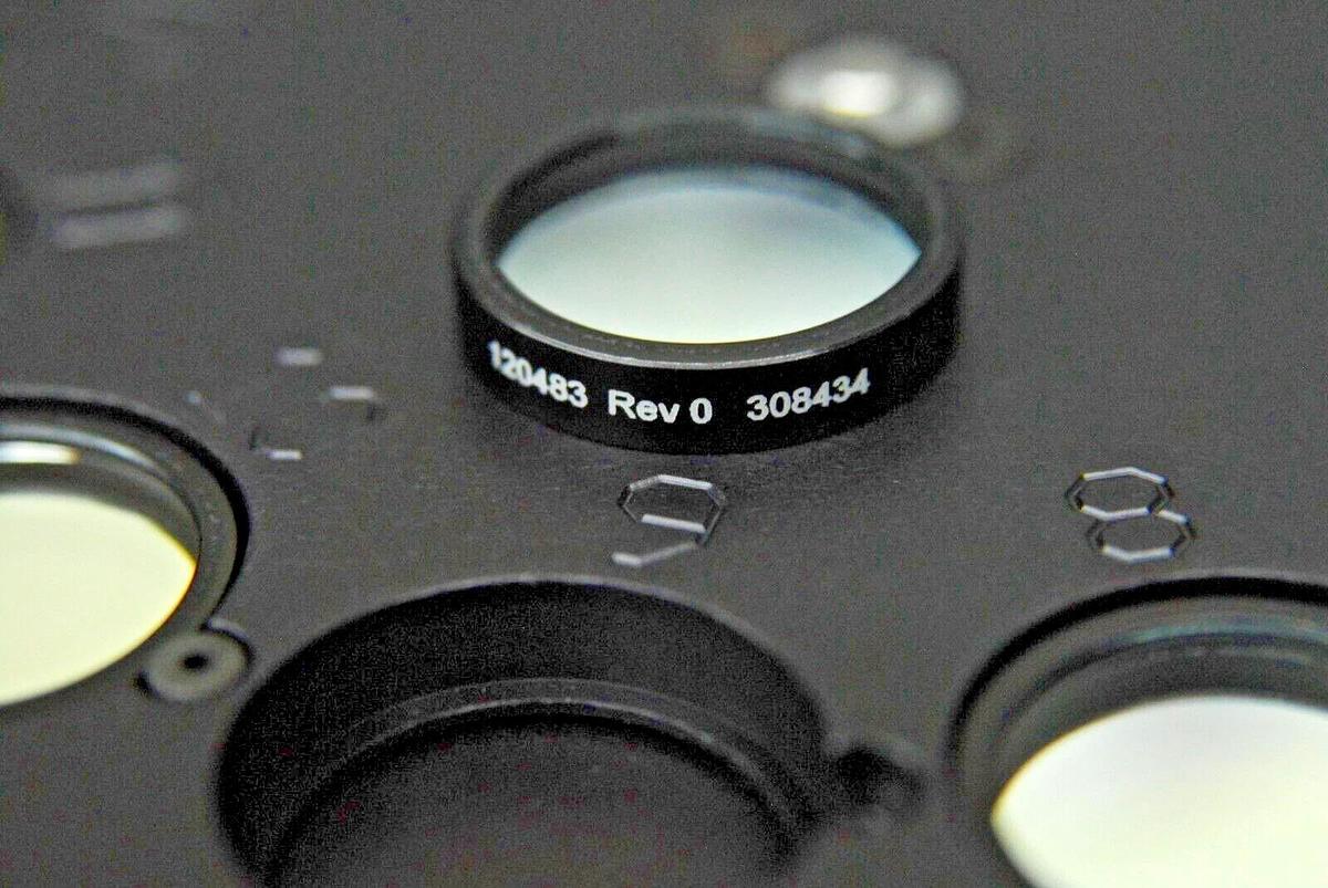 Used FW 007-50-25 12-Position Motorized Filter Wheel W/ 10 Filters - Ivis Lumina II