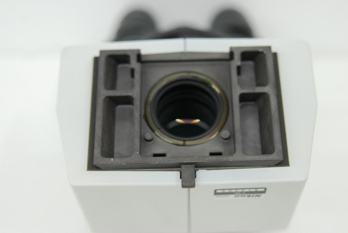 Used Nikon T-TD Binocular Tube D Microscope Head W/ CFI 10x/22 Eyepiece Set (TE2000)