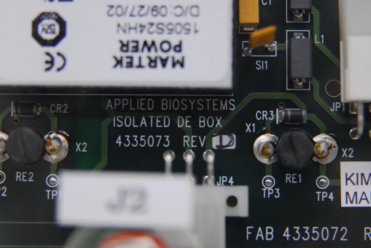 Used Applied Biosystems 4335073 Isolated DE Box 4326166 (4800 MALDI TOF/TOF)