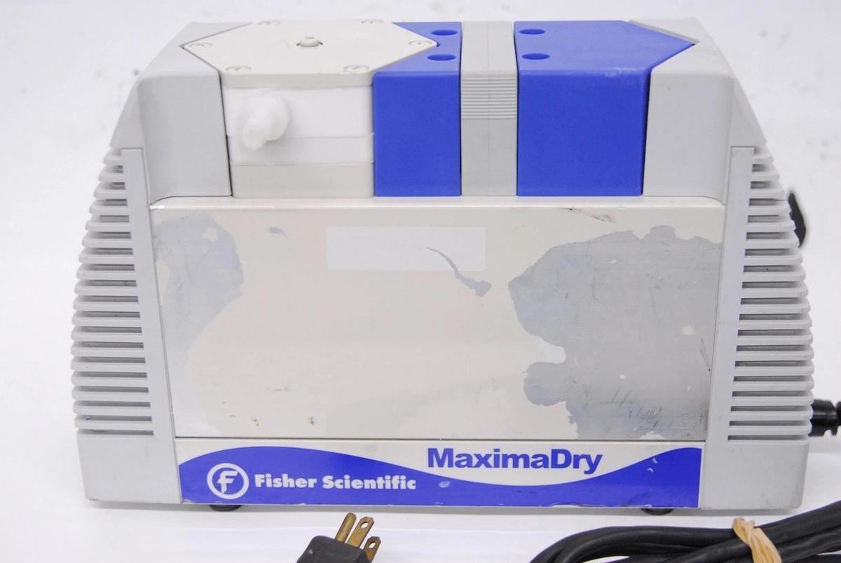 Used Fisher Scientific PU 1306-N820-9.01 MaximaDry Diaphragm Vacuum Pump