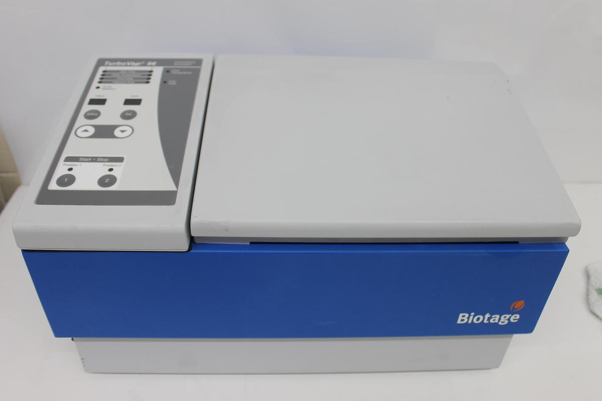Used Biotage TurboVap 96 Concentration Workstation 103263/05 w/ Power Cord