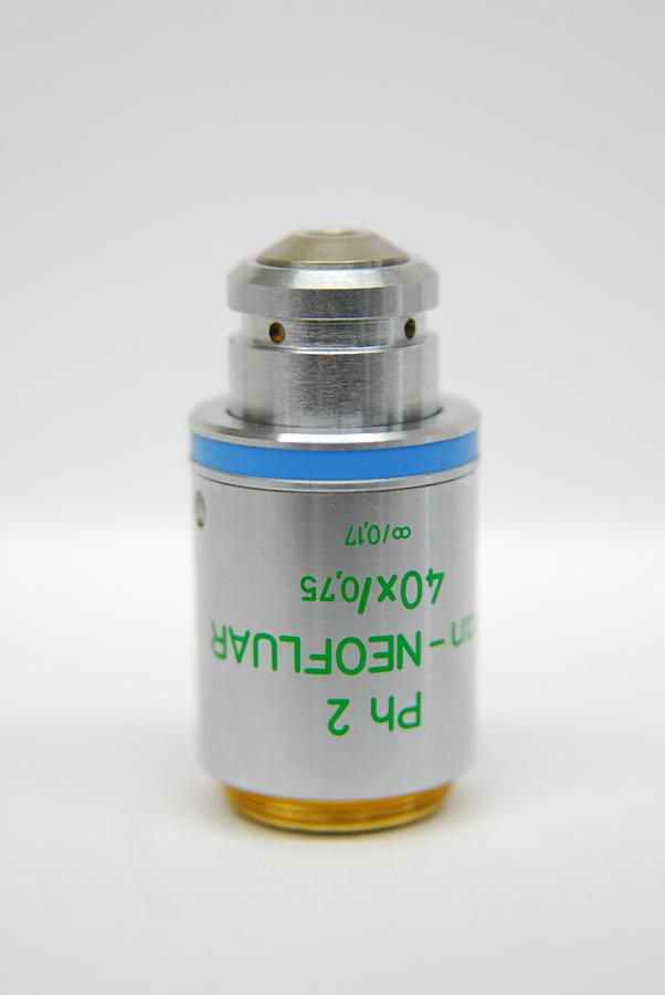 Used Zeiss 440351 Plan-NEOFLUAR Ph2 40x/0.75 Infinity/0.17 Microscope Objective
