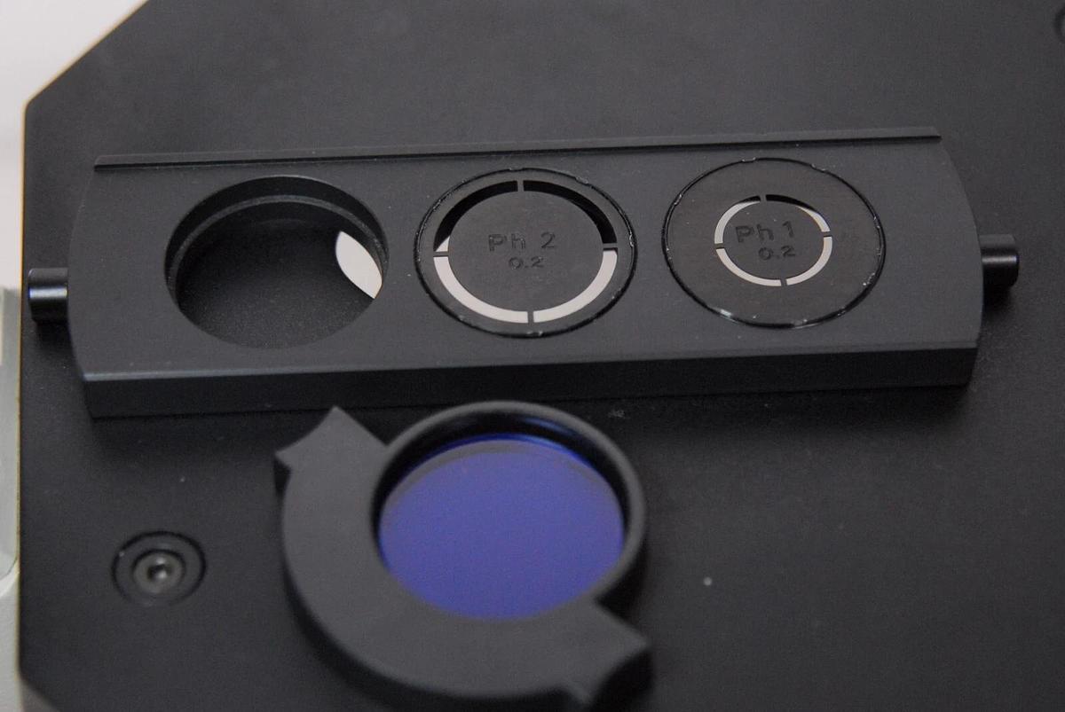 Used Nikon TMS- F Inverted Trinocular Microscope W/ 4x Objective - Read Description