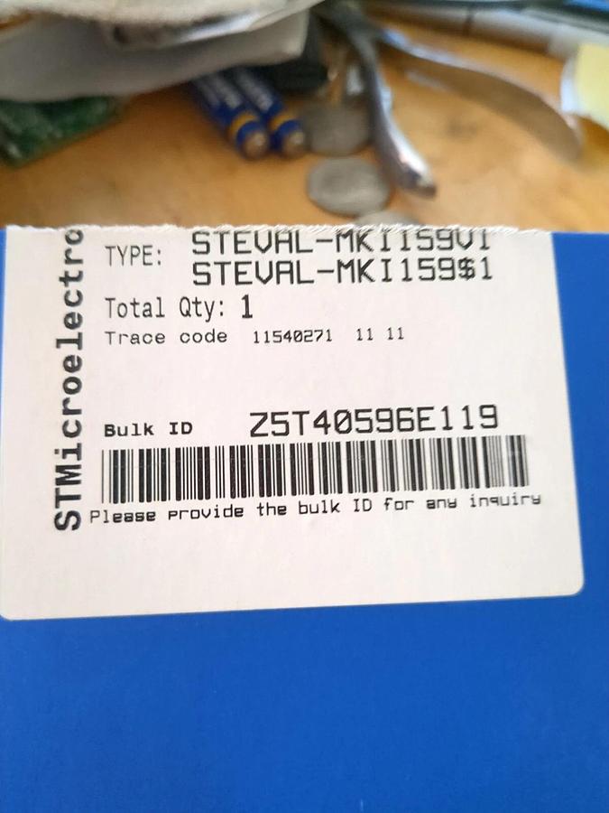 STEVAL-MKI159V1 on STEVAL-MKI1109V2 BOARD