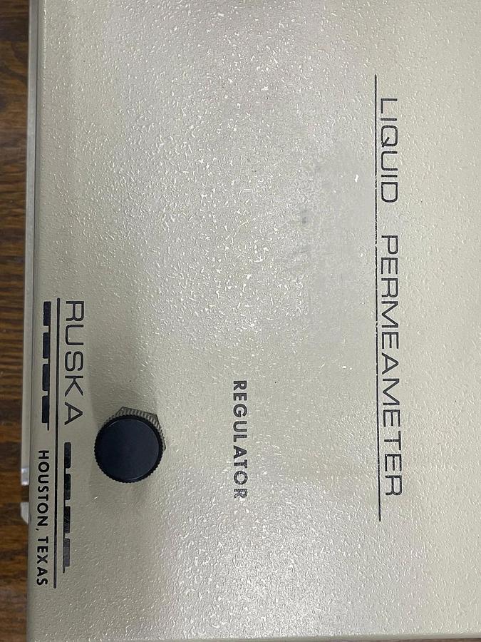 Used Ruska Cat. No. 1013-801 Liquid Permeameter w/ T15110 tube