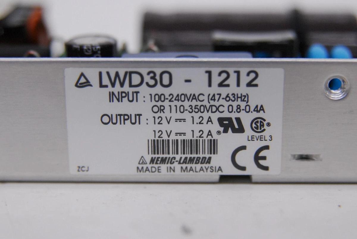Used Nemic-Lambda LWD30-1212 Dual Output Power Supply