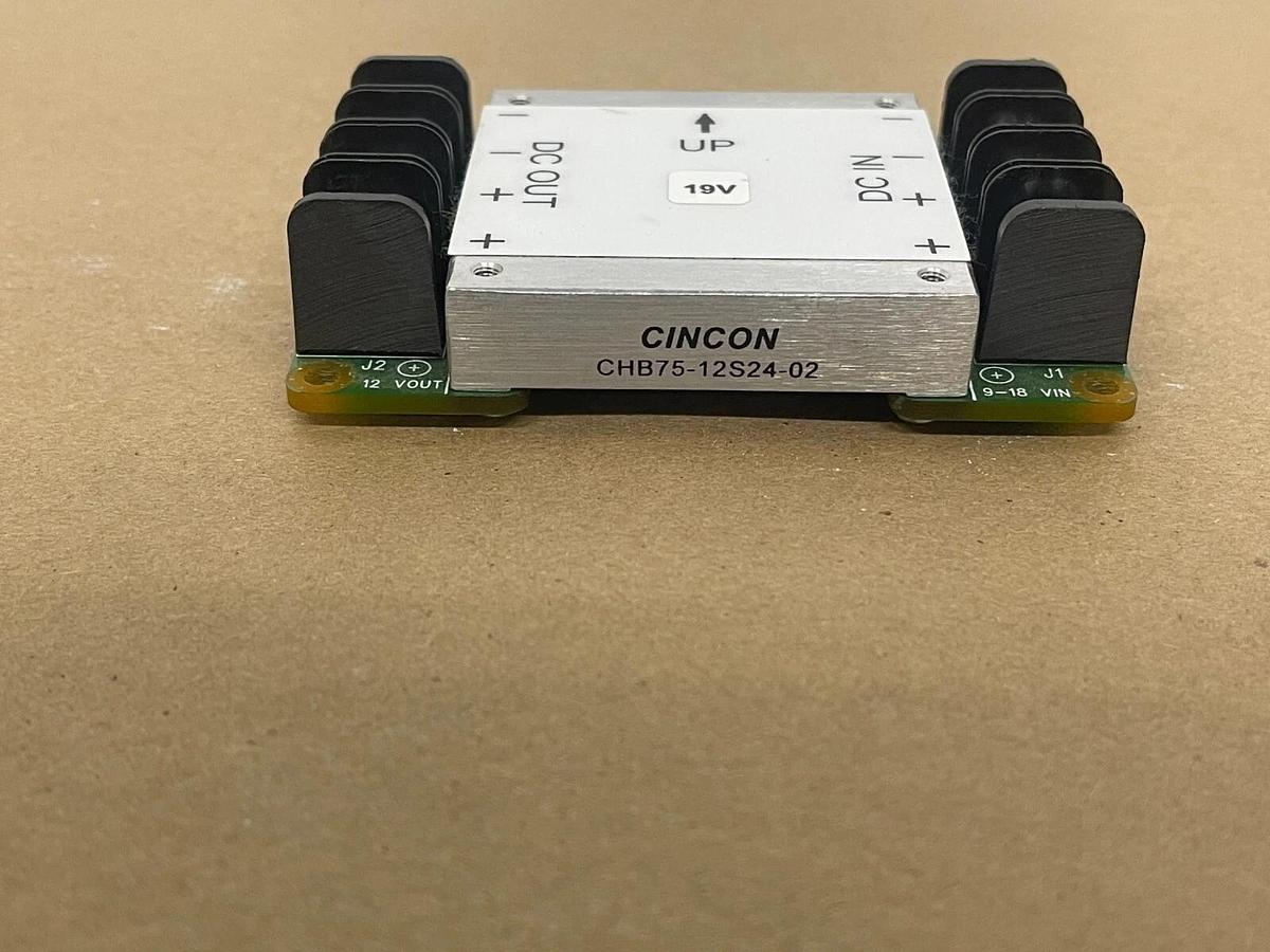 Used CINCON CHB75-12S24-02 DC-DC 19V 75W / Flo 401778-1