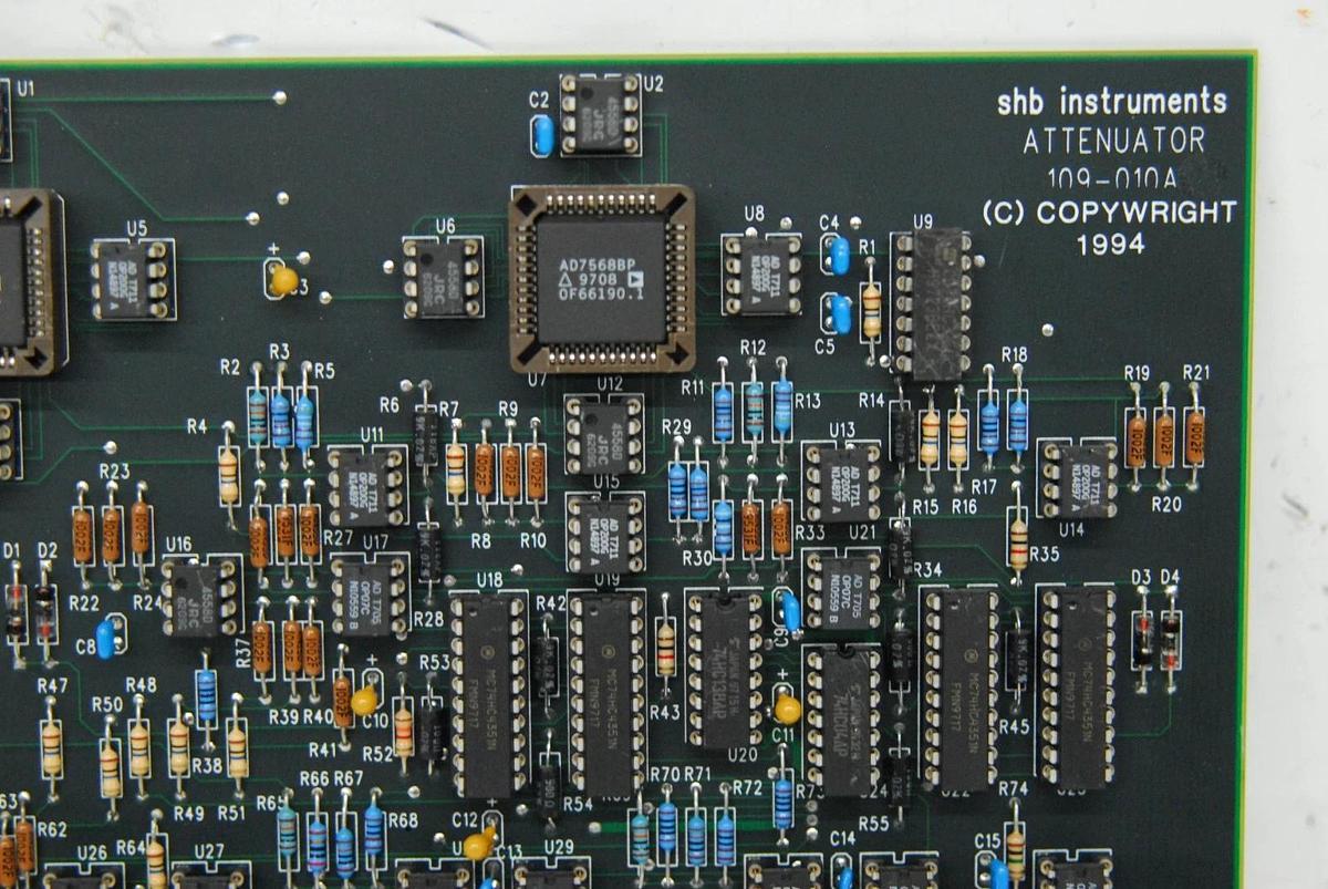 Used SHB Instruments 109-010A Attenuator Board - 109 Hysteresis Loop Tracer