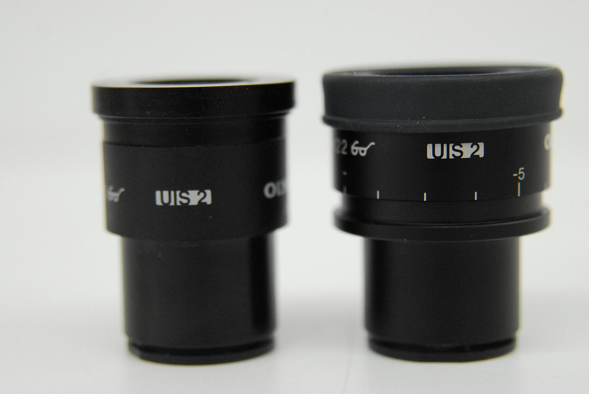 Used Olympus WHN10X-H/22 WHN10X/22 Microscope Eyepiece Set