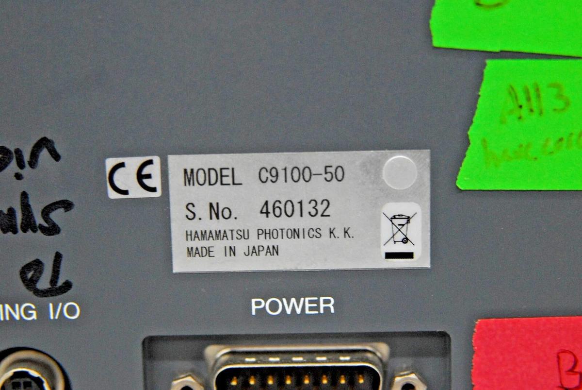 Used Hamamatsu EM-CCD C9100-50 Microscope Camera W/ Magnetic Mount - Read Description