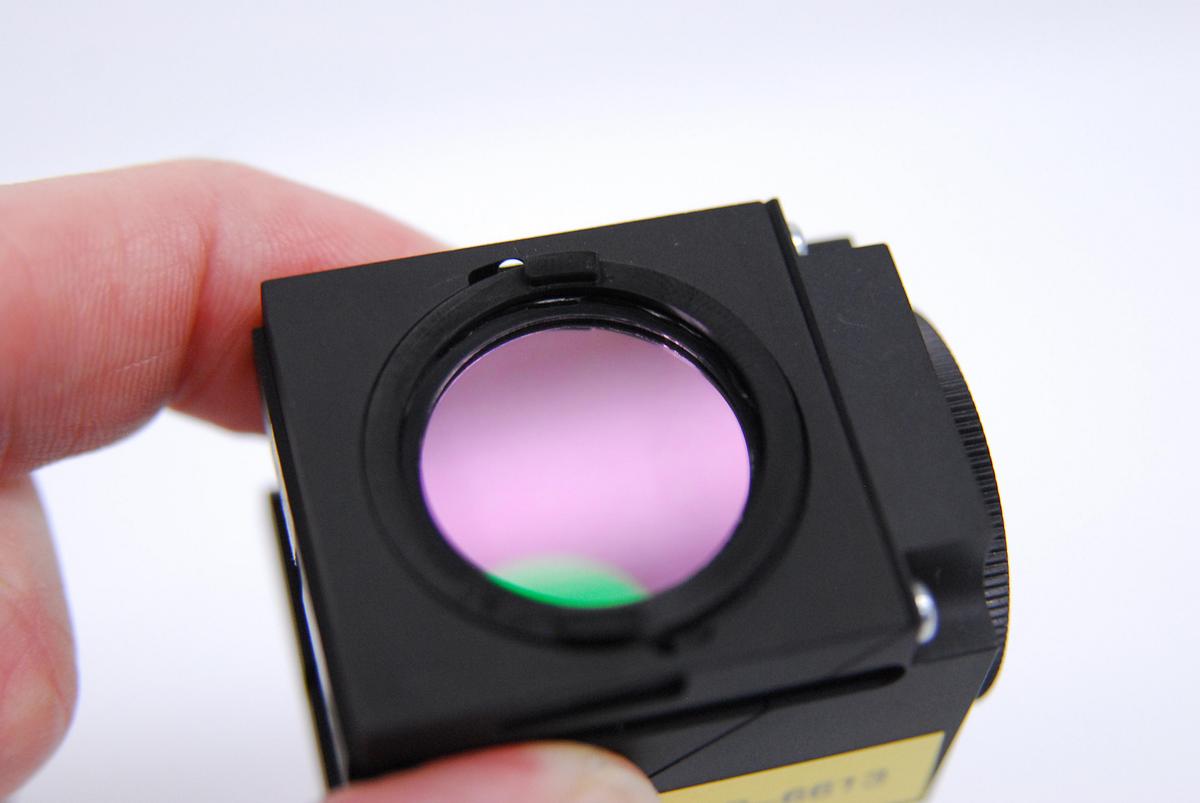 Used Nikon 96107 B-2E/C FITC GFP Microscope Fluorescence Filter Cube (Eclipse TE300)