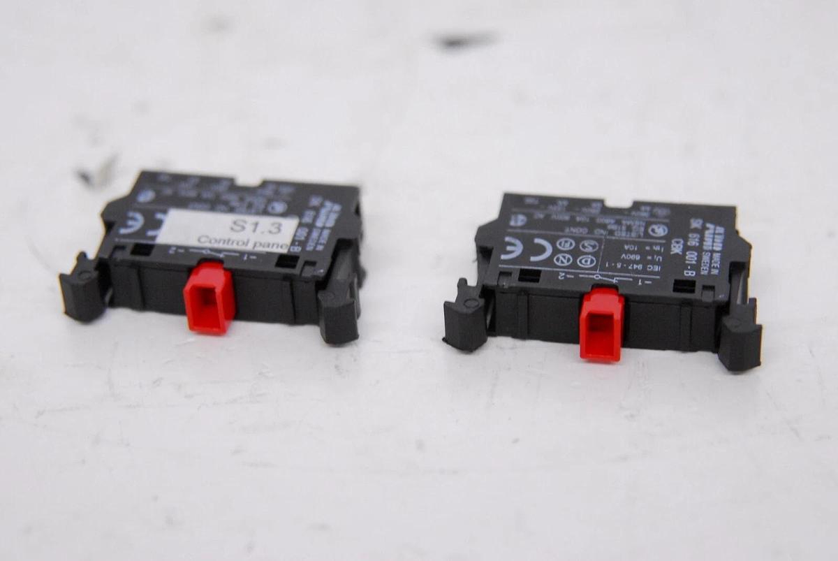 Used ABB SK 616 001-B Contact Block - Lot of 2