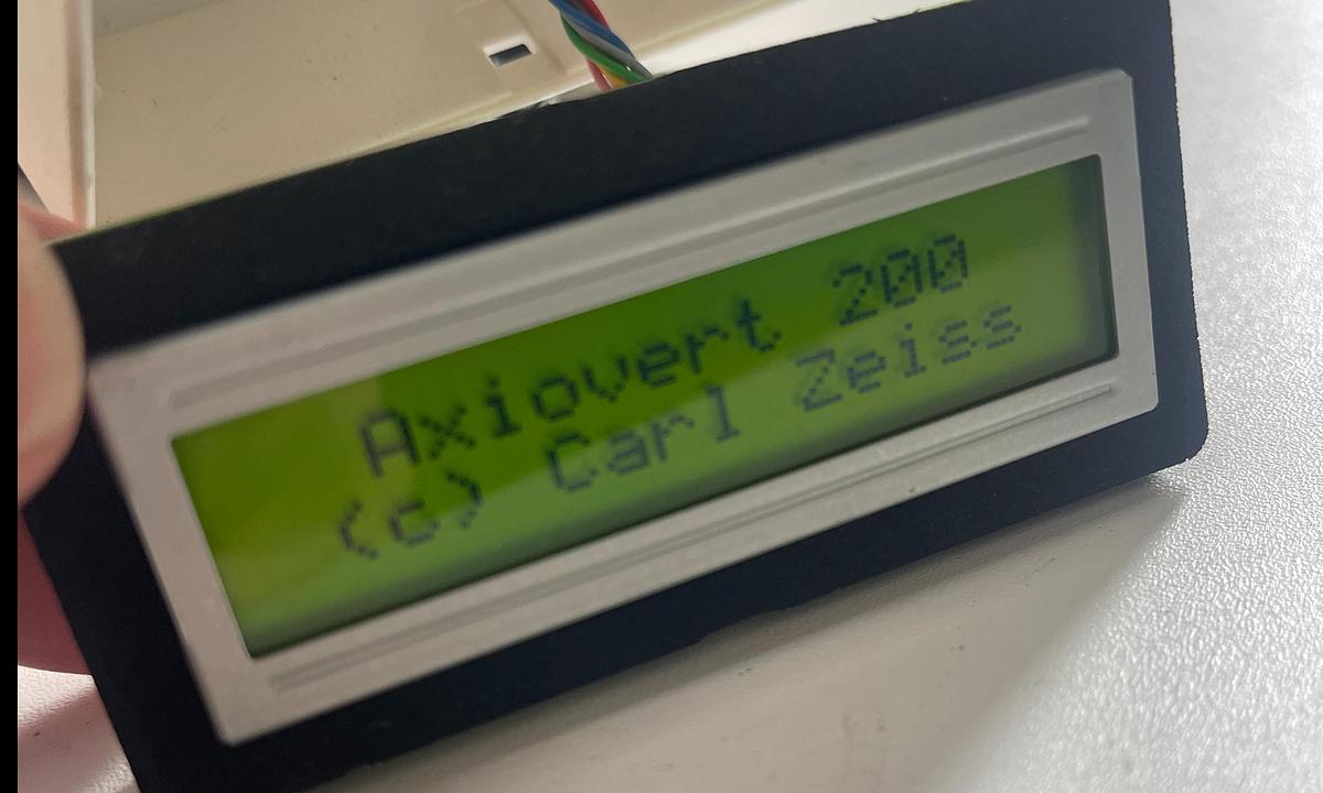 Used Zeiss 1071-167 LCD Display Light Manager (Axiovert 200M)