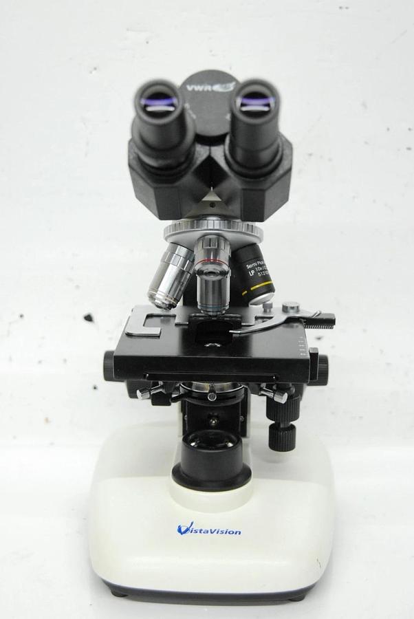 Used VWR Vistavision Compound Microscope W/ SP 4x/10x/40x/100x Objectives