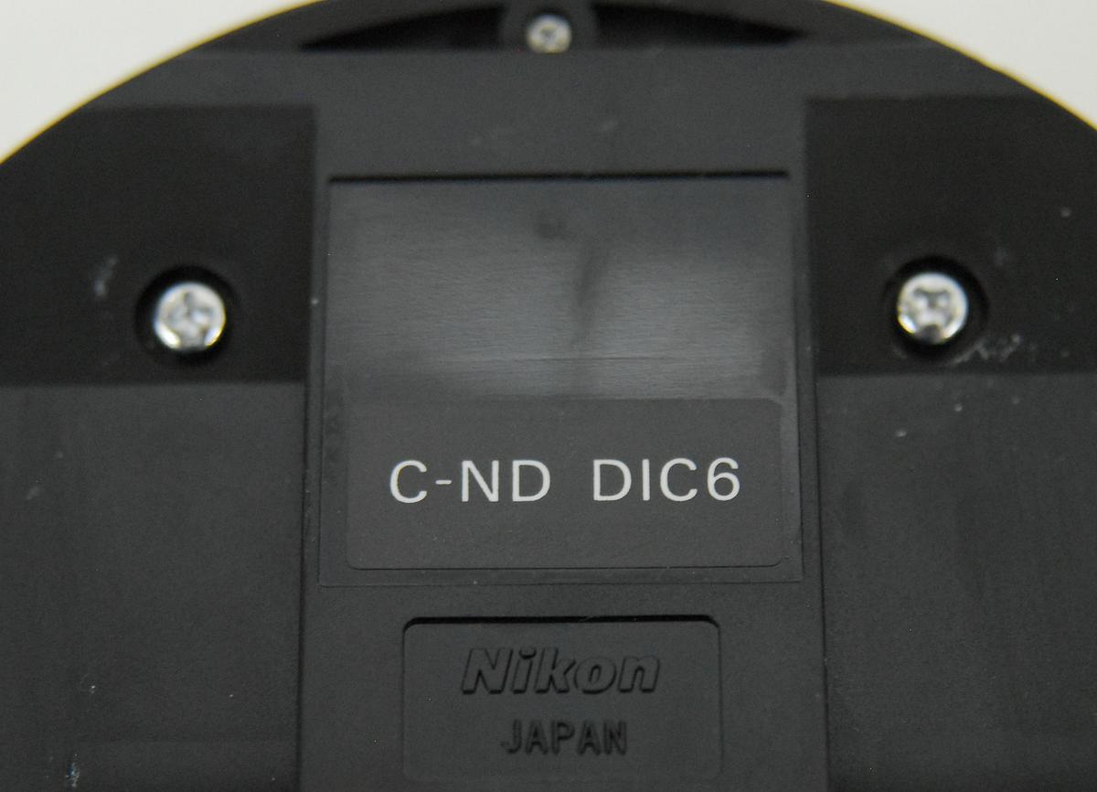 Used Nikon C-ND DIC6 Microscope Nosepiece 6 Position Objective Turret (TE300)