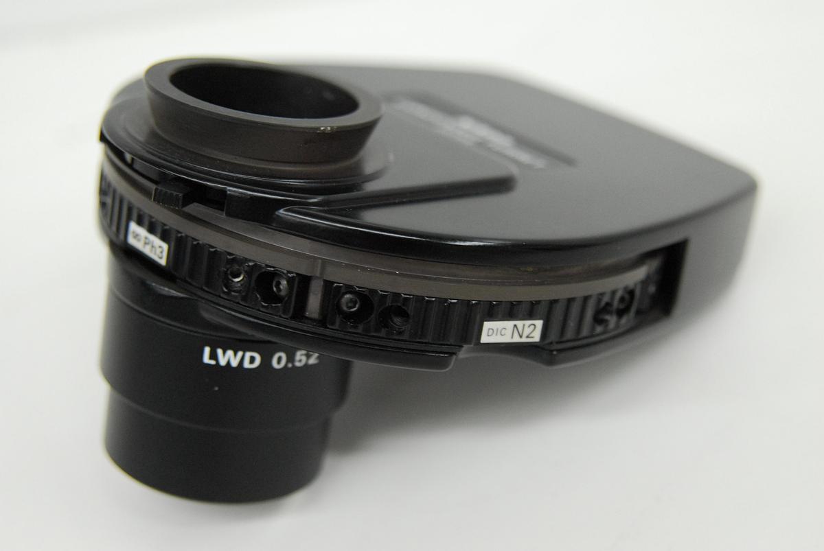 Used Nikon LWD 0.52 Condenser Turret W/ DIC N2 Prism, Ph1/Ph2/Ph3 Annuli