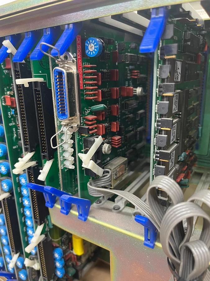 Used Hitachi Control Boards W/ Rack (from Hitachi SEM S-800 )