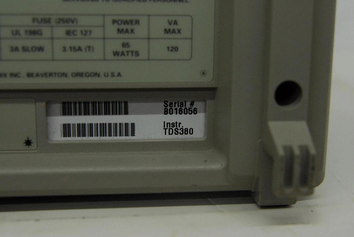 Used Tektronix TDS380 400 MHz, 2 Channel Oscilloscope