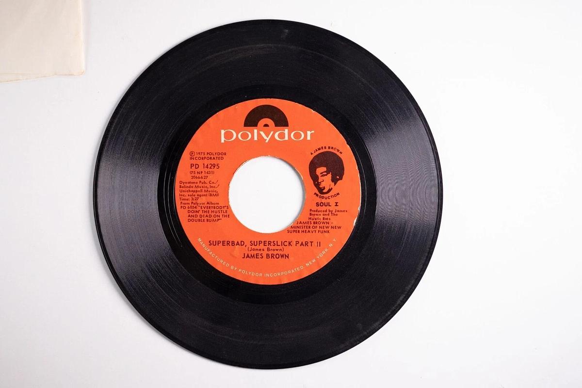 Used James Brown Super Slick 45 Record