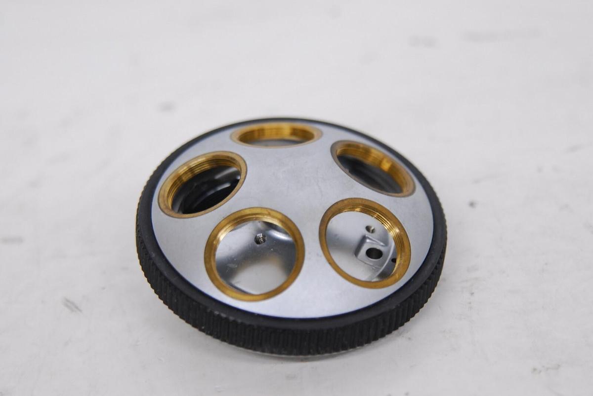 Used Olympus BH2-5RE Revolving 5-Slot Nose Piece Turret Quintuple  (BH-2, BHTU, BHS)