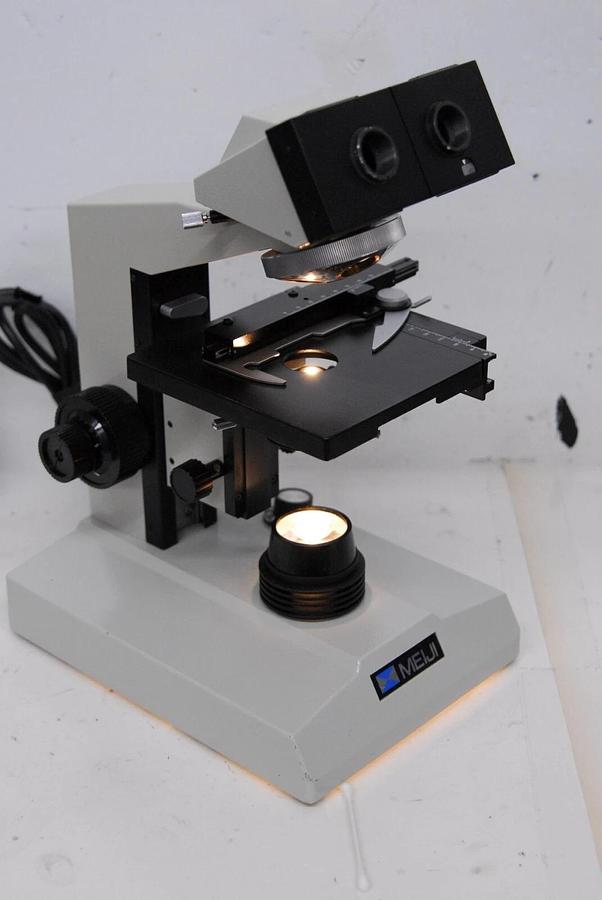 Used Meiji Techno Biological Microscope - READ DESCRIPTION