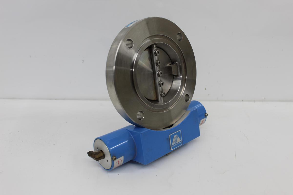 Used Fuji Seiki 1010911 High Vacuum Butterfly Throttle Valve 000312