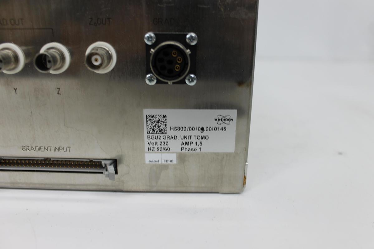 Used Bruker BGU-II TYP H5800 GRAD Unit TOMO [BioSpin MRI]