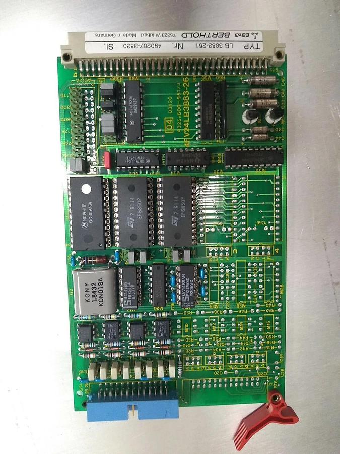 Used Berthold LB-3883-261 4F.V24 Board / Analytical Luminescence Monolight 2010