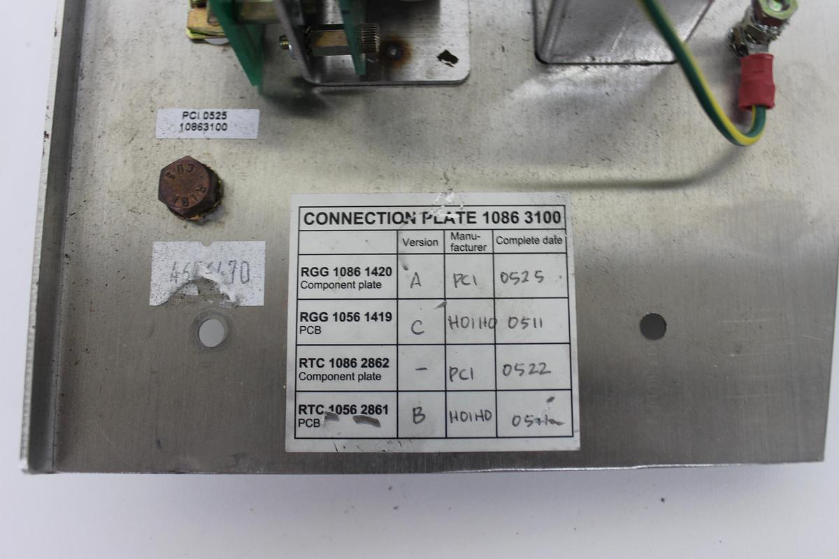 Used Wallac 1086 3100 Connection Plate