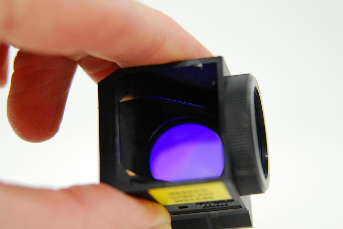 Used Nikon 96310M UV-2E/C C53858 Fluorescence Filter Cube (TE2000-E)