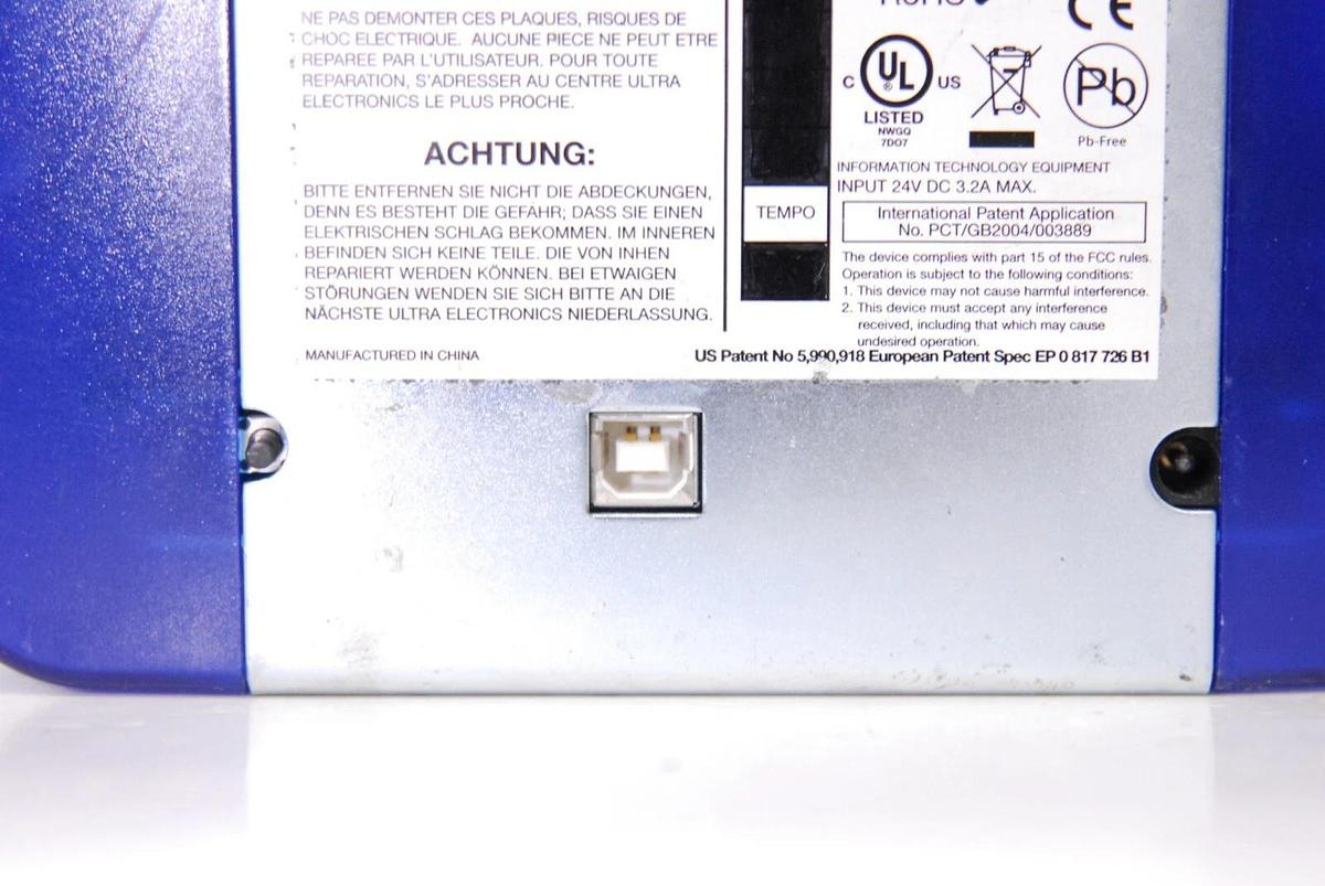 Used Tempo Magicard ID Card Printer M9006-907 - Read Description