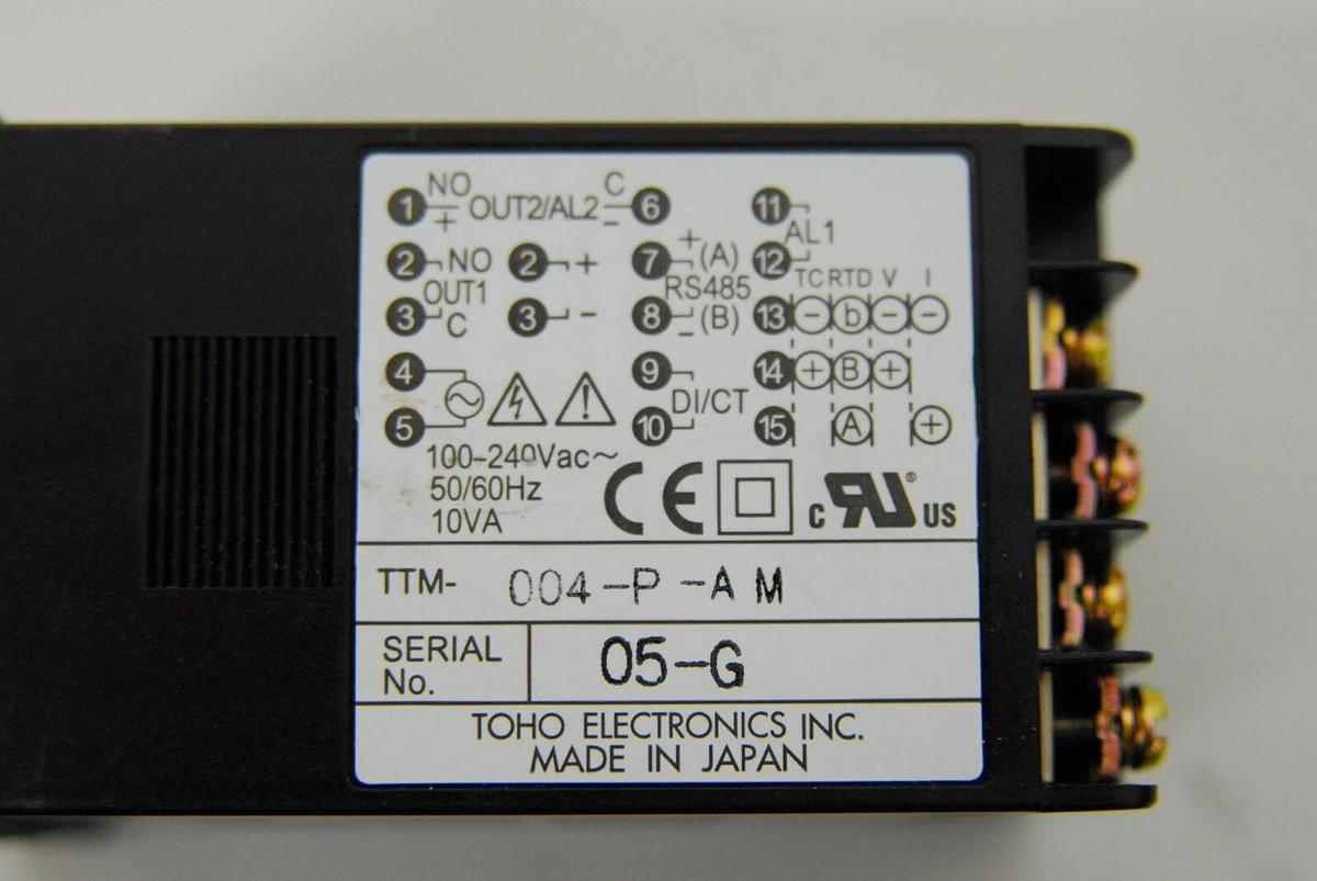 Used TOHO TTM-004 Temperature Controller (TTM-004-P-AM)