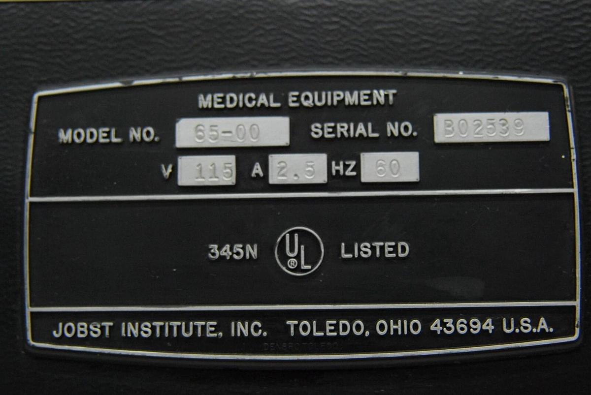 Used Jobst 65-00 Extremity Pump Intermittent Compression Unit