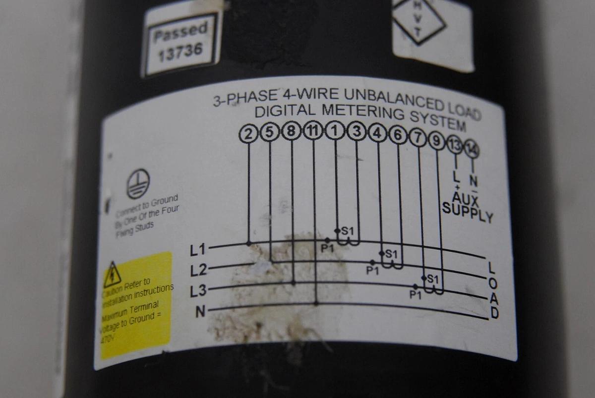 Used Eaton Cutler-Hammer IQ 100 Electronic Power Meter (IQ110S43A5CP2)
