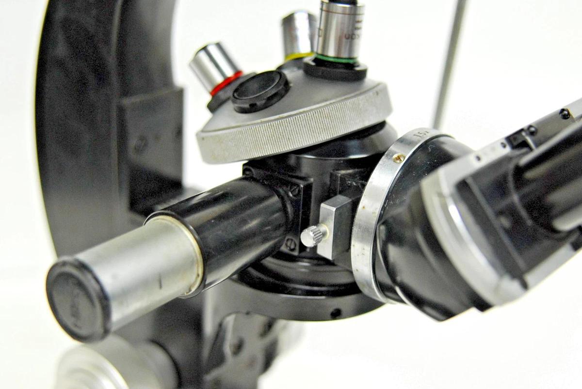 Used Nikon MS Inverted Phase Contrast Microscope 4/10/40 Objectives - Vintage Working