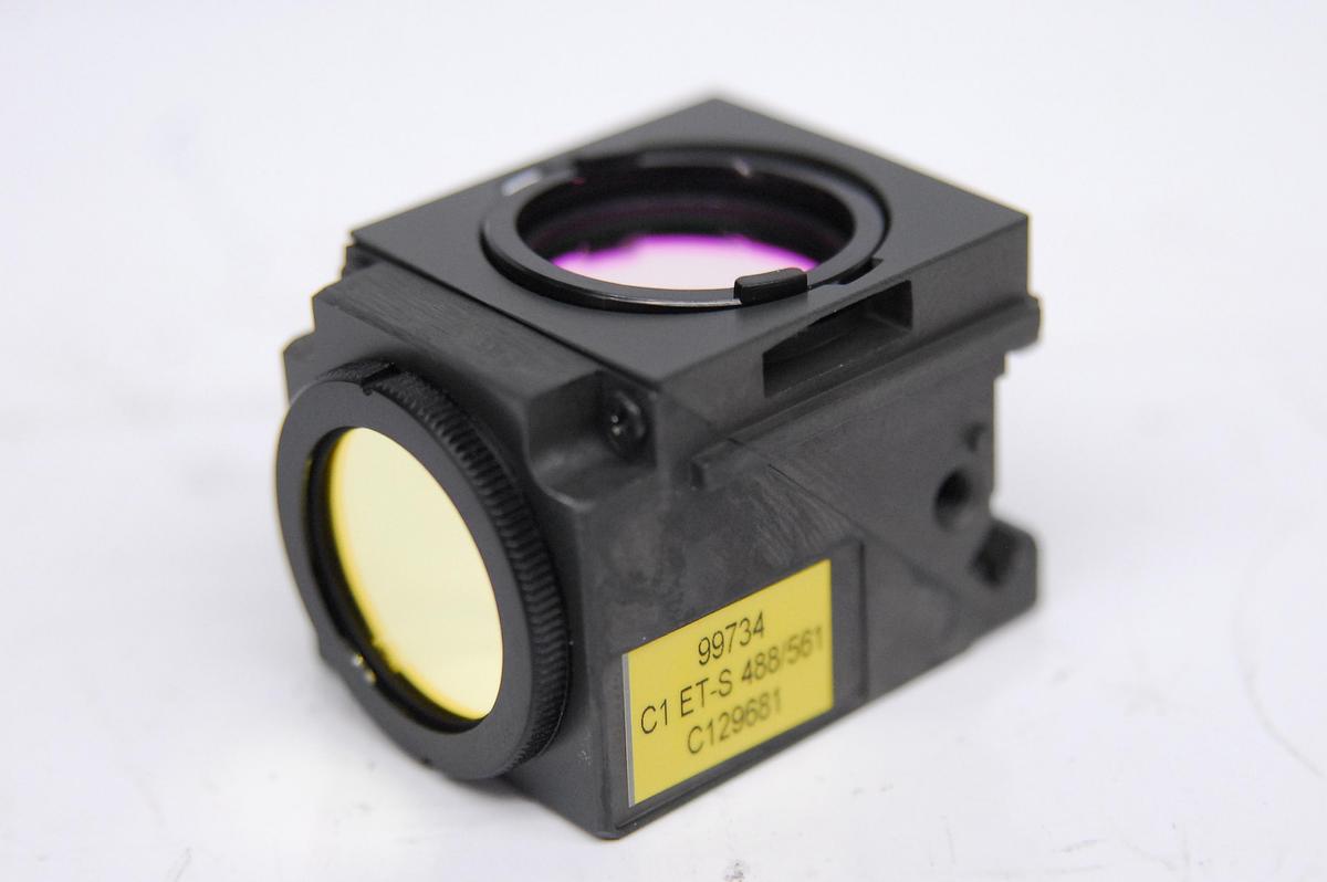 Used Nikon 99734 C1 ET-S 488/561 Confocal Fluorescence Filter Cube