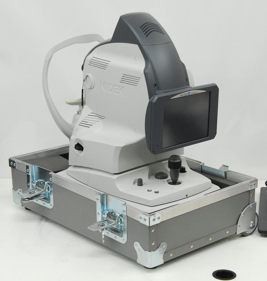 Used Nidek AFC-330 Non-Mydriatic Auto Fundus Camera W/ Case, Software, Laptop