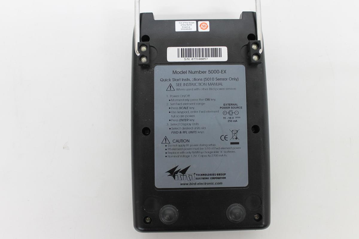 Used Bird 5000-EX Digital Power Meter w/ AC Adapter