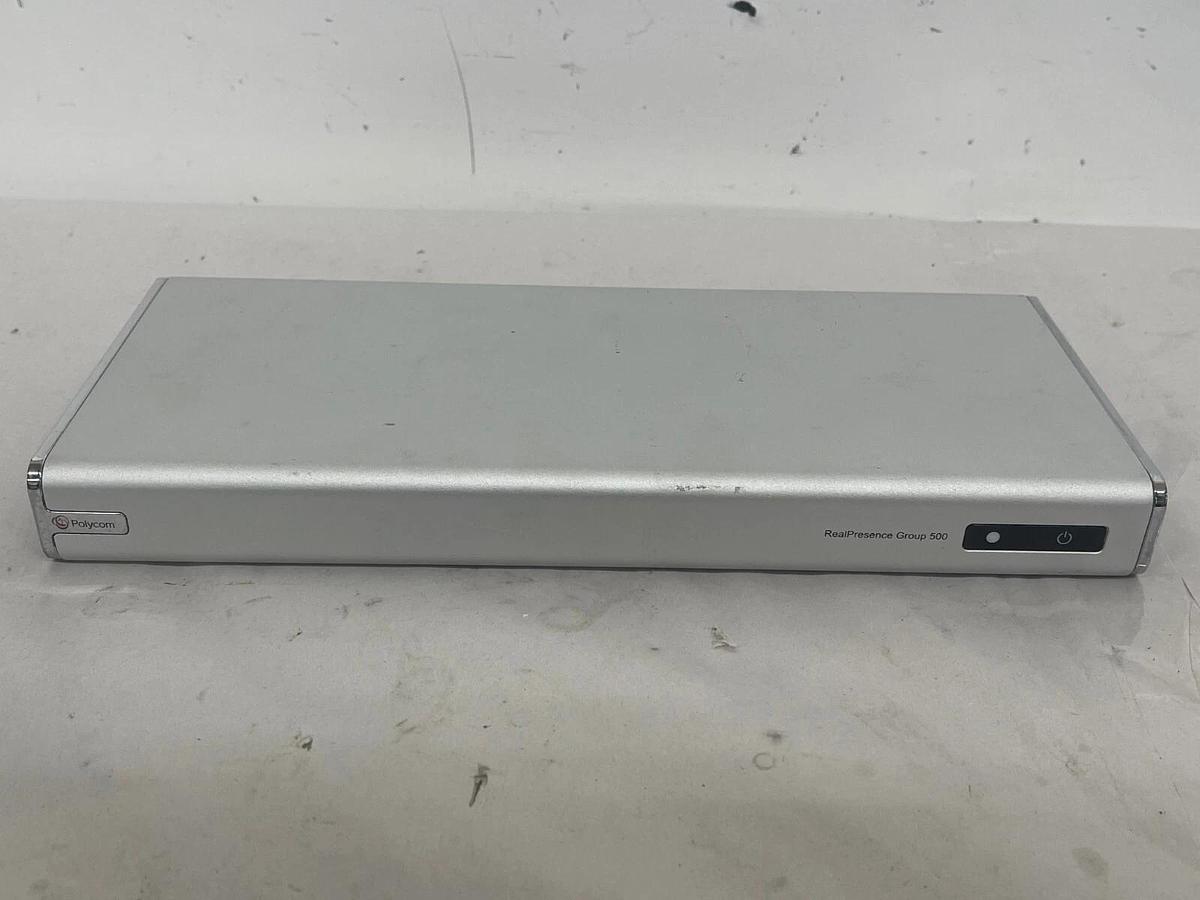 Used Polycom 2201-61078-001  RealPresence Group 500 W/ Camera, Remote, Power Adapter