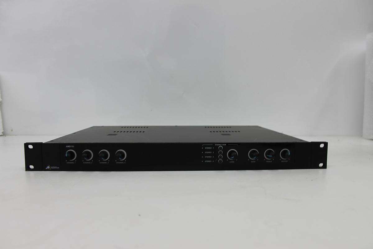 Used Australian Monitor AMD100 4 Channel Public Address Mixer Amplifier